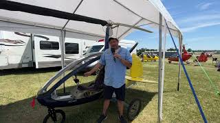 EAA Airventure 2023  Jeffrey Boyd describes the Fusioncopter JK2 Nano Gyroplane [upl. by Aloibaf]