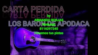 LA CARTA PERDIDALOS BARON DE APODACA KARAOKE [upl. by Yddet455]