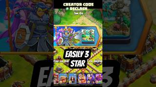 Easily 3 Star It’s Over 9000 Challenge in Clash of Clans  Coc new event attack shorts [upl. by Season704]