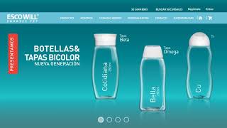 Conoce las nuevas botellas y tapas  Escowill Envases PET [upl. by Seek]