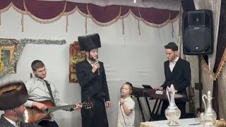 Dovy Meisels amp His Son Yossi Singing For Shomrei Emunim Rebbe  Dovy’s Father In Law [upl. by Garceau]