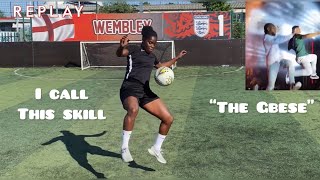 A skill BURNA BOY would do if he played FOOTBALL [upl. by Ainehs]