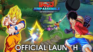 JUMP Assemble  MOBA Official Launch Gameplay AndroidiOS [upl. by Haikezeh437]