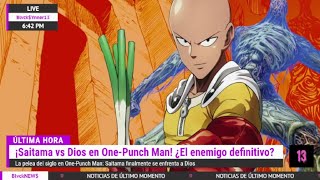 ONE PUNCH MAN adelanta ENFRENTAMIENTO ¡SAITAMA vs DIOS [upl. by Ear]