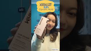 Benefits of Glycolic AcidHow to useWhen to useMinimalist glycolic acid review review [upl. by Harrietta99]