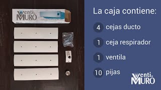 VentiMuro  video instructivo para instalar la cámara de aire antisalitre [upl. by Deedee]