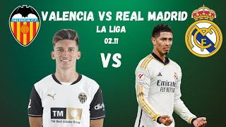 MI PREDICCIÓN DEL VALENCIA VS REAL MADRID  TIPSCARLITOS [upl. by Nerro]