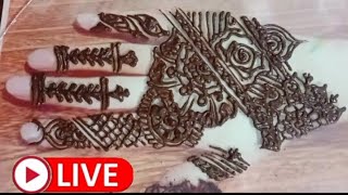 🔴New stylish back hand mehndi design  Eid mehndi design  mehndi ka design  mehndi design  mehnDi [upl. by Nairrad354]