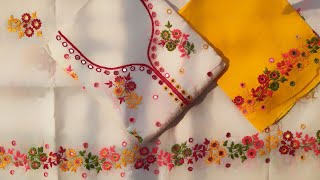 Hand embroideryFulkari dress in Bangladeshphulkari suitپھلکاری سوٹহাতের কাজের জামার ডিজাইন [upl. by Jake988]