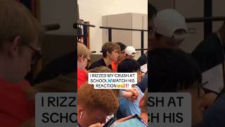 He is so cute 🥰 trending rizzgod rizz crush school reaction dating couple flirting omg [upl. by Eintruok]