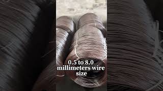 black annealed wire big coil for export blackwire wirefactory [upl. by Aicsile]