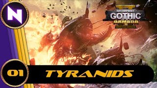 Battlefleet Gothic Armada 2  Tyranid Campaign 1 THE ANCIENT ONE [upl. by Fem]