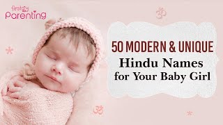 50 Best Hindu Baby Girl Names with Meanings [upl. by Karalynn]