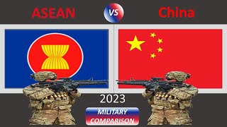 ASEAN vs China Military Power Comparison 2023 [upl. by Pik556]