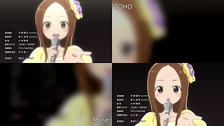 Karakai Jouzu no Takagisan Season 3 Ending 4  Muse amp Toho Comparison [upl. by Far770]