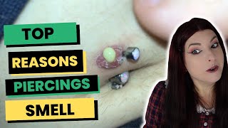 Piercer Explains WHY Your Piercing SMELLS [upl. by Sidonius]