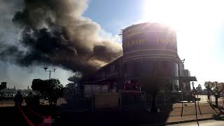 Destructive fire in Boksburg [upl. by Juni]