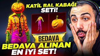 YILLARDIR KİMSEDE OLMAYAN SETİ BEDAVAYA ALDIK 😱 KATİL BAL KABAĞI SETİ GELDİ ÜCRETSİZ  PUBG MOBILE [upl. by Minsk923]