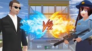 RINA TAMAKI BATTLE  VS YAKUZA HIMAWARI  FIGHT IN THE YAKUZA PLACE  SAKURA SCHOOL SIMULATOR [upl. by Eelram80]