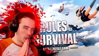 ¿BATTLE ROYALE CON 300 JUGADORES  Rules Of Survival [upl. by Dnomsed]