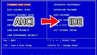 Dont do this anymore How To Switch SATA Mode from AHCI to IDE [upl. by Sibylla925]