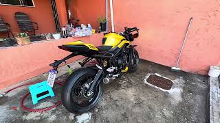 Street Triple 765 RS  Escapamento ruim [upl. by Orian108]