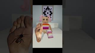 foot spa done ✅🦶🏻 fypシ゚viral brookhaven roblox robloxmemes funny robloxfunny poud1e foryou [upl. by Carrelli]