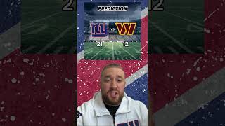 Score Prediction Commanders vs Giants week 2 nflfootball giants newyorkgiants nygiants [upl. by Juliane835]