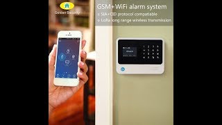 GSM 3G WIFI GPRS SMS Home Security Alarm System GSG90B PLUS [upl. by Onaicilef]