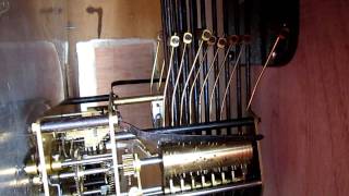 Custom cheap 31 days grandfather clock convert with Hermle triple chime movement inside [upl. by Satsok]