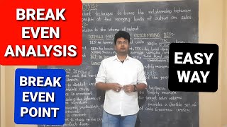 BREAK EVEN ANALYSIS BREAK EVEN POINT IN TELUGU  RSACADEMY [upl. by Sirkin]