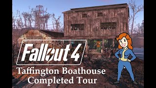 Taffington Boathouse Completed Tour Fallout 4 [upl. by Kirstin]