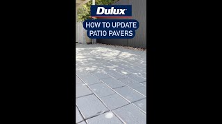 HOW TO DIY Update Patio Pavers [upl. by Lynd]