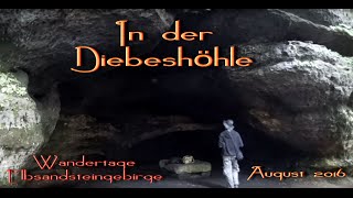 In der DIEBESHÖHLE  Wandertage in der Sächsischen Schweiz [upl. by Newsom]