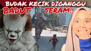 BADUT SERAM ‼️ VIRAL BUDAK KECIK DIGANGGU BADUT SAMPAIKAN DIA [upl. by Kcirdneh]