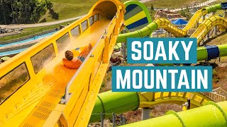 Best Water Park in America All Water Slides at Soaky Mountain [upl. by Emad147]