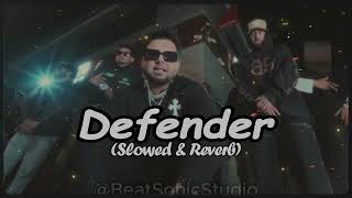 DEFENDER SLOWED X REVERB AVVY SRA X GURLEJ AKHTAR X SUKH E  Latest Punjabi Lofi Song [upl. by Ayahsal]