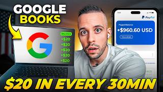 Passive Income Get Paid 20 Every 30min With Google Books Using AI [upl. by Odele]