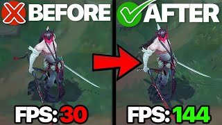 Drastically IMPROVE FPS In League of Legends [upl. by Aremahs]