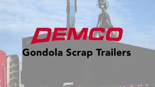 Demco Gondola Steel Scrap Trailers [upl. by Ennyl]