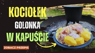 Jak przygotować golonkę w kapuście  kociołek z ogniska  Golonka w kapuście [upl. by Eirallih]