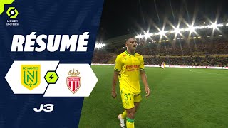 FC NANTES  AS MONACO 3  3  Résumé  FCN  ASM  20232024 [upl. by Maighdlin21]