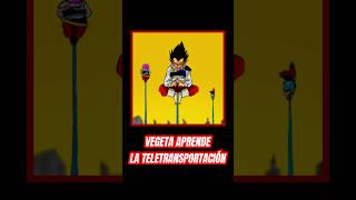 Vegeta aprende la teletransportación anime manga [upl. by Nimrak976]