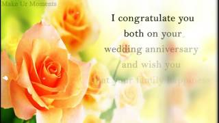 BEST HAPPY ANNIVERSARY WISHES FOR COUPLE [upl. by Artnoed]