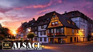 France Alsace The Most Beautiful Villages Of Alsace 4K Walking Tour [upl. by Henrie]