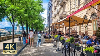 Budapest Hungary 🇭🇺 4K Walking Tour Spring 2023 [upl. by Lewan]