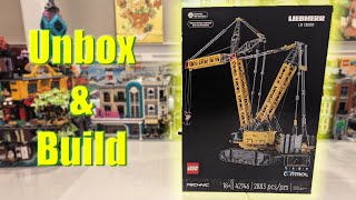 LEGO 42146 Liebherr Crawler Crane LR 13000  Unbox amp Build [upl. by Adlen62]