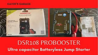 Ultra Capacitor Batteryless Jumpstart Technology from Schumacher Probooster DSR108 Review [upl. by Lyrrad647]