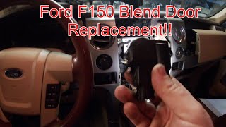 Ford F150 Blend Door Actuator Replacement Stuck on ACHeat 20092014 [upl. by Silver]