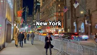 New York City Night Walk  Midtown Manhattan Virtual Walking Tour [upl. by Wadesworth153]